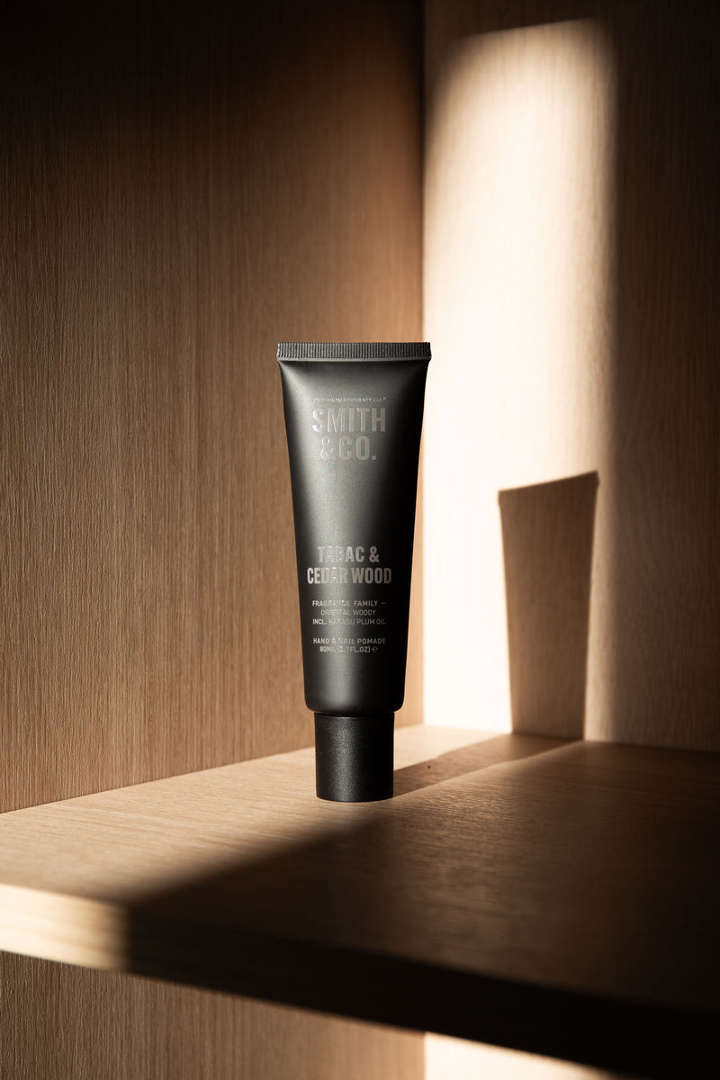 Smith & Co. Tabac & Cedarwood Hand Cream 80ml – Spiced Leather Scent