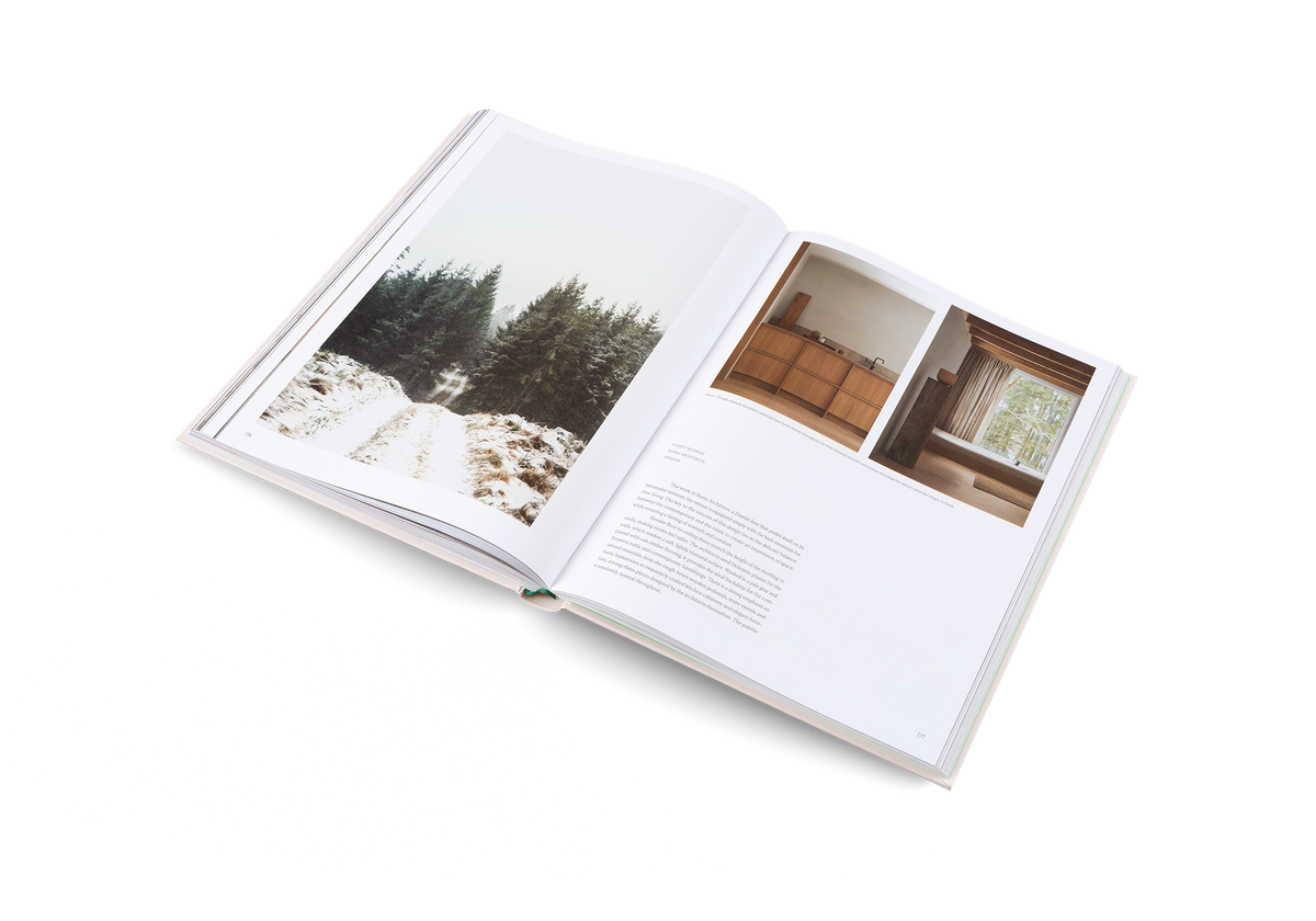 The Nordic Home page spread showing minimalist styling