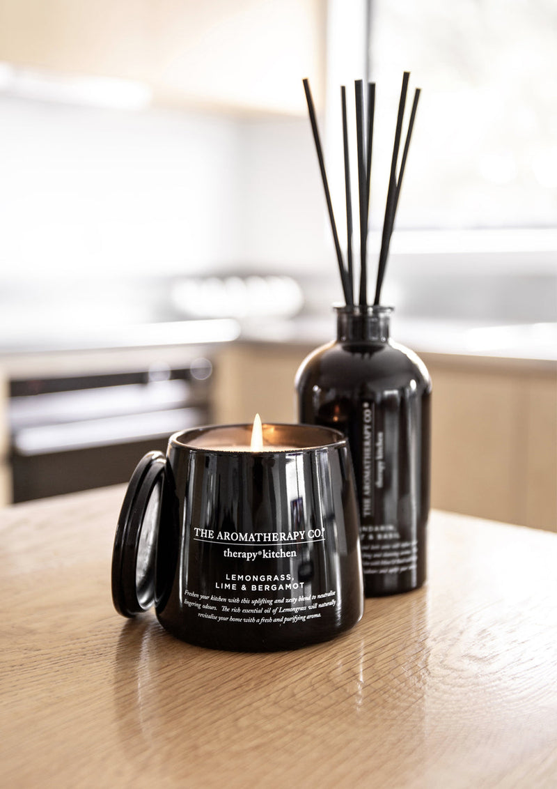 Therapy Kitchen Candle – Lemongrass, Lime & Bergamot 260g
