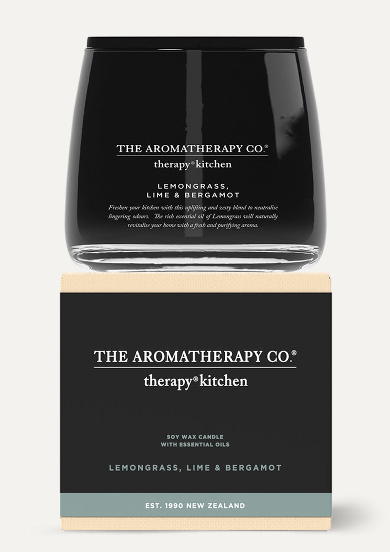 Therapy Kitchen Candle – Lemongrass, Lime & Bergamot 260g