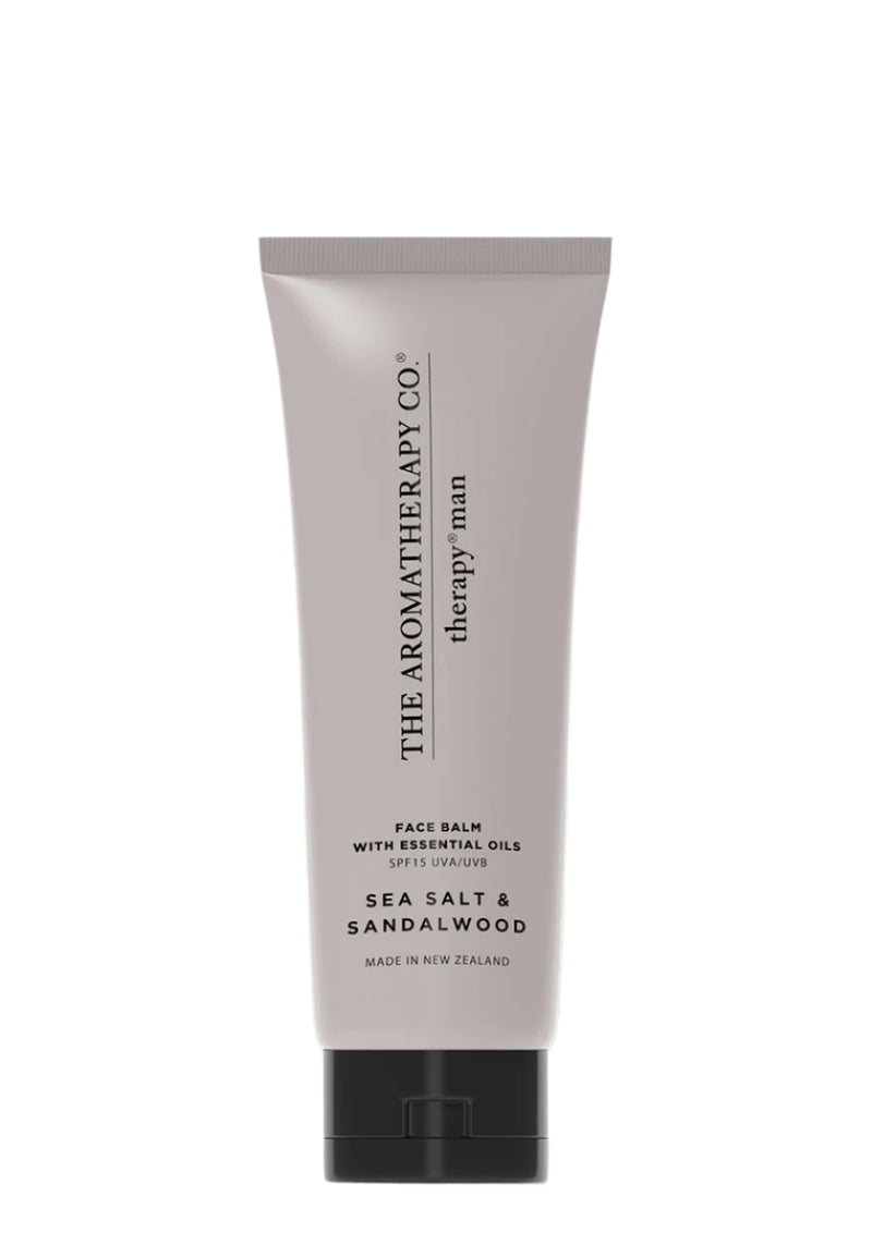 Sea Salt & Sandalwood Face Balm SPF15 – 100ml | Therapy Range