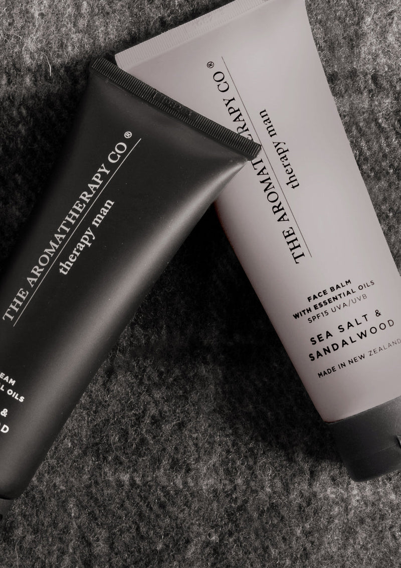 Sea Salt & Sandalwood Face Balm SPF15 – 100ml | Therapy Range