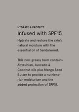 Sea Salt & Sandalwood Face Balm SPF15 – 100ml | Therapy Range