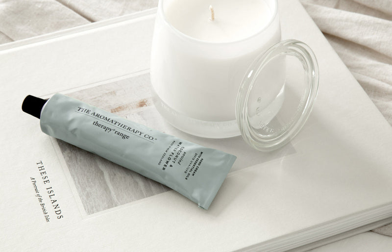 Therapy Unwind Coconut & Water Flower Candle – 260g Soy Candle