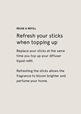 Therapy Diffuser Reeds – Set of 6 Refill Sticks
