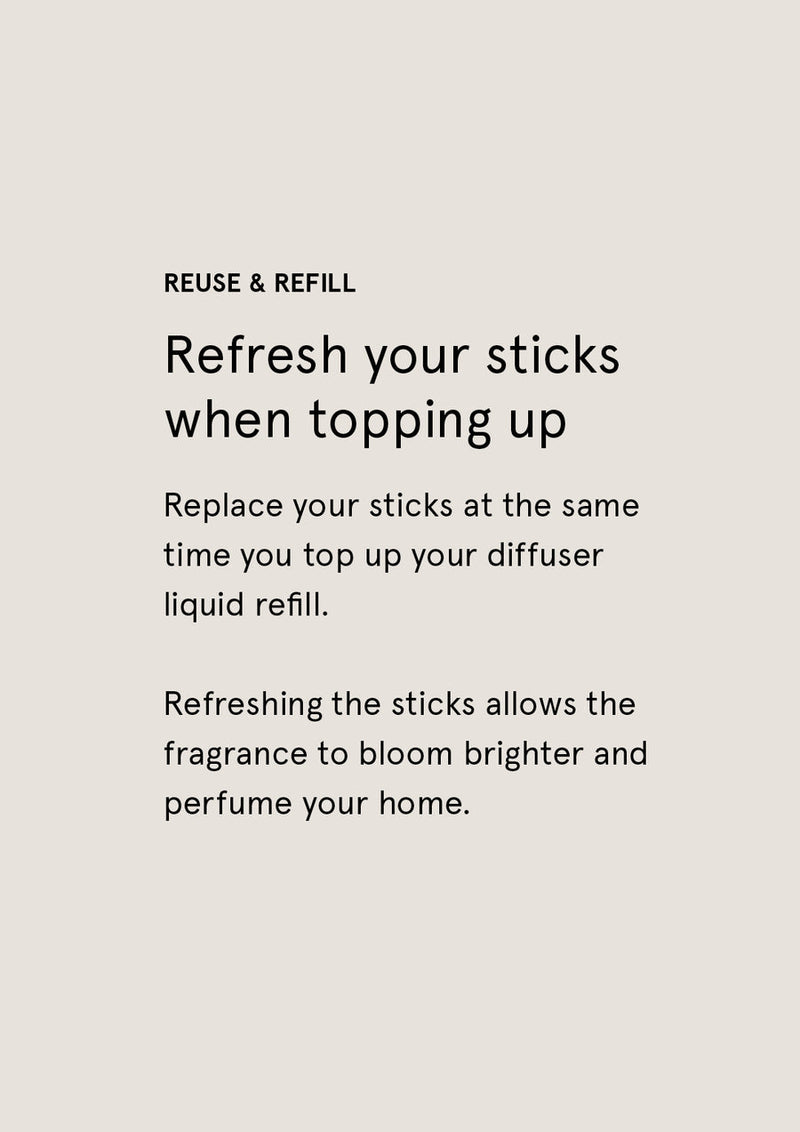 Therapy Diffuser Reeds – Set of 6 Refill Sticks