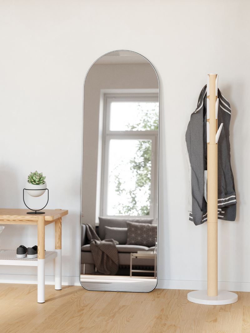 Umbra Hubba Arched Leaning Mirror NZ - Full Length 51 x 158cm