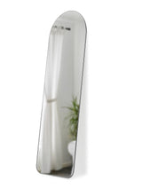 Hubba Arched Leaning Mirror by Umbra | Brass / Titanium