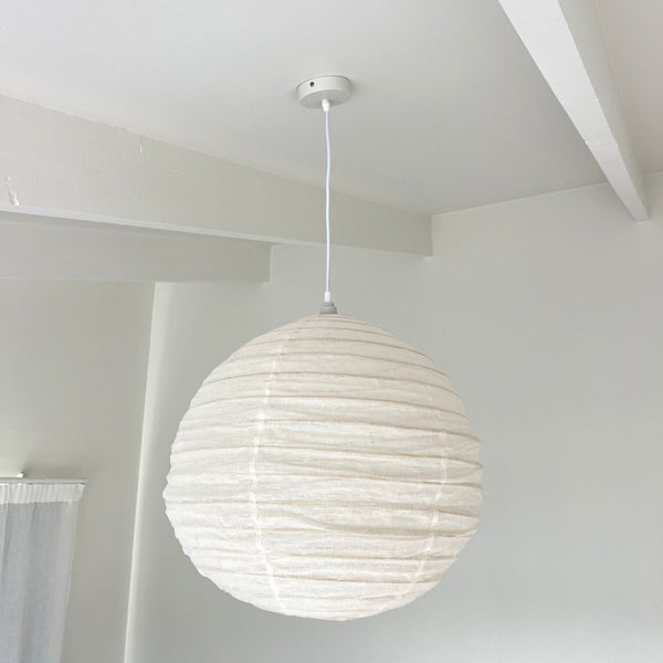 Linen Shade Round 50cm/60cm | White