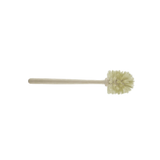 A sustainable beech toilet brush with a wooden handle on a white background by Florence.