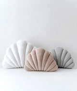Bengali Small Shell Cushion – Mist (Oeko-Tex® Cotton)