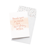 Thank You For Everything, Mum | Greeting Card