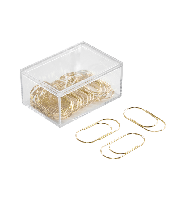 Paper Clips | Grande | Gold | Set of 30