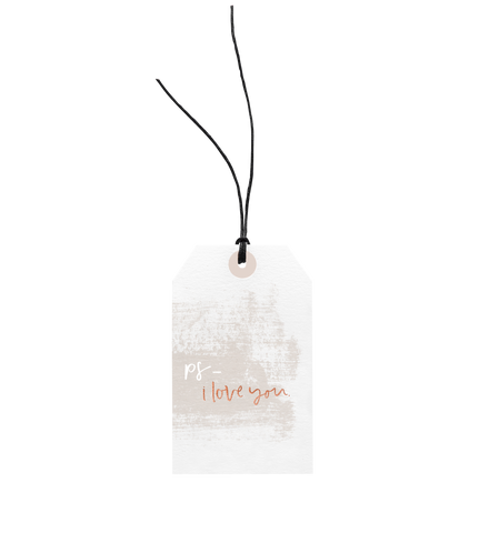 P.S - I Love You gift tag by Emma Kate Co