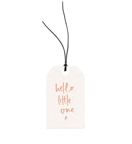 Hello Little One gift tag by Emma Kate Co