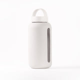 A Day Bottle with Hydration Tracker - Various Options by Bink on a white surface.
