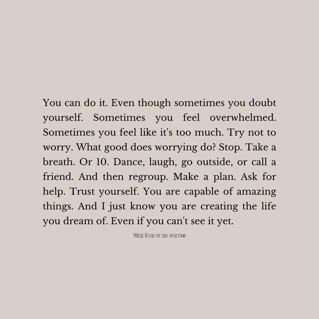 'You Can Do It' Typography Print, A4/A5 | Wilde Road