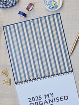 2025 Linen Planner & Calendar. Indigo