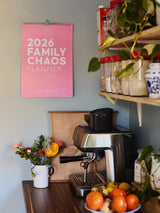 2026 Family Chaos Planner from Write to Me | A3 Wall Calendar (6 Columns)