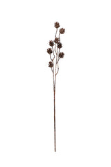 Pinecones Spray 68cm – Artificial Brown Stem for Seasonal Styling
