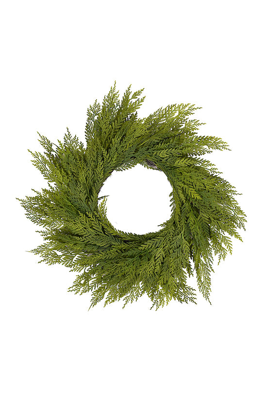Cedar Wreath 50cm – Artificial Green Christmas Wreath