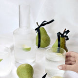 Fluted Glass Amalfi Water Decanter by Papier HQ