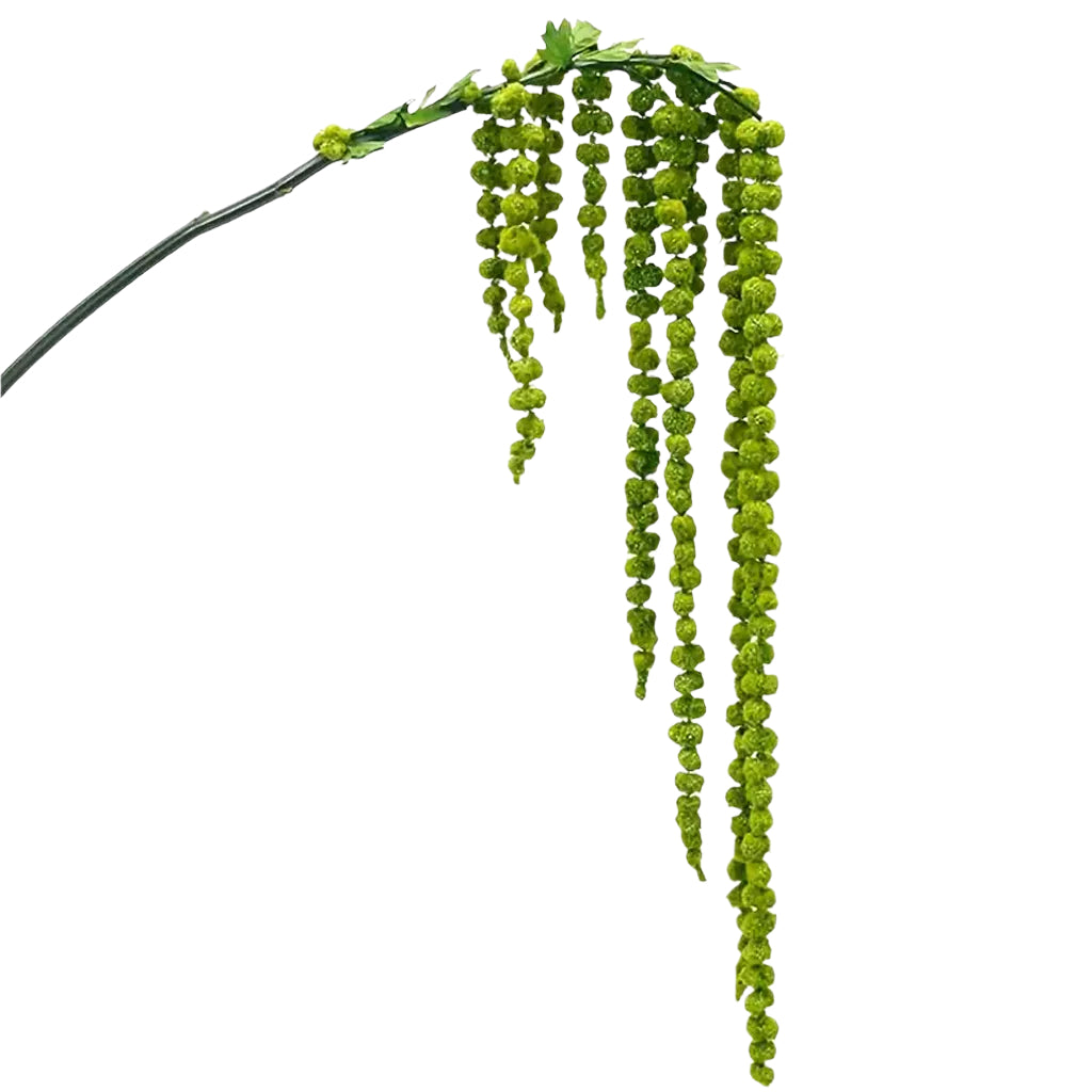 Amaranth Stem, Green or White Faux Stem