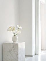 Artificial Anthurium Stem – White, Green, or Variegated