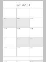 2025 Busy Big Box Wall Planner