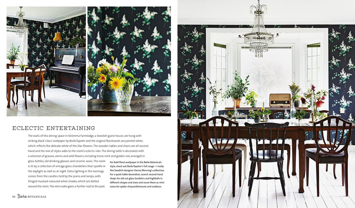 Botanical Style page spread showing a DIY project