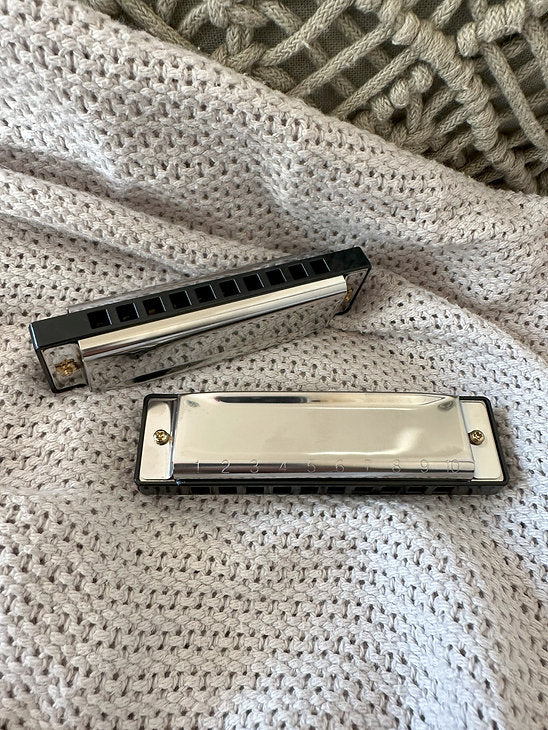 Jaclyn & Matisse Children’s Harmonica – Wooden Musical Toy with Case