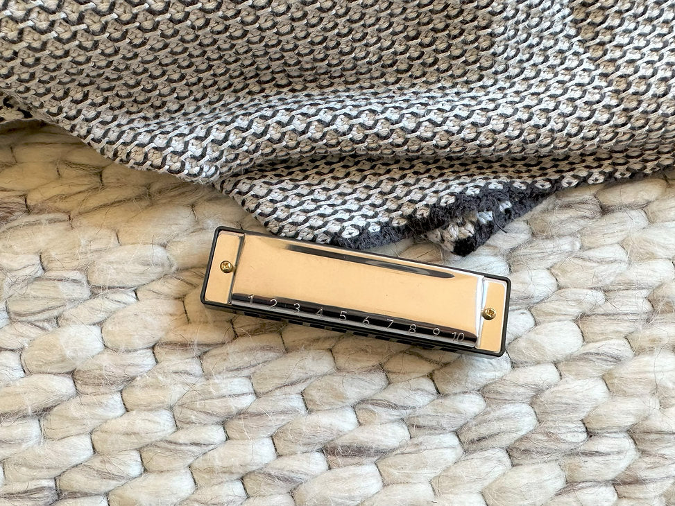 Jaclyn & Matisse Children’s Harmonica – Wooden Musical Toy with Case