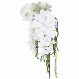 Estella Faux Bouquet – White Orchids & Hydrangeas
