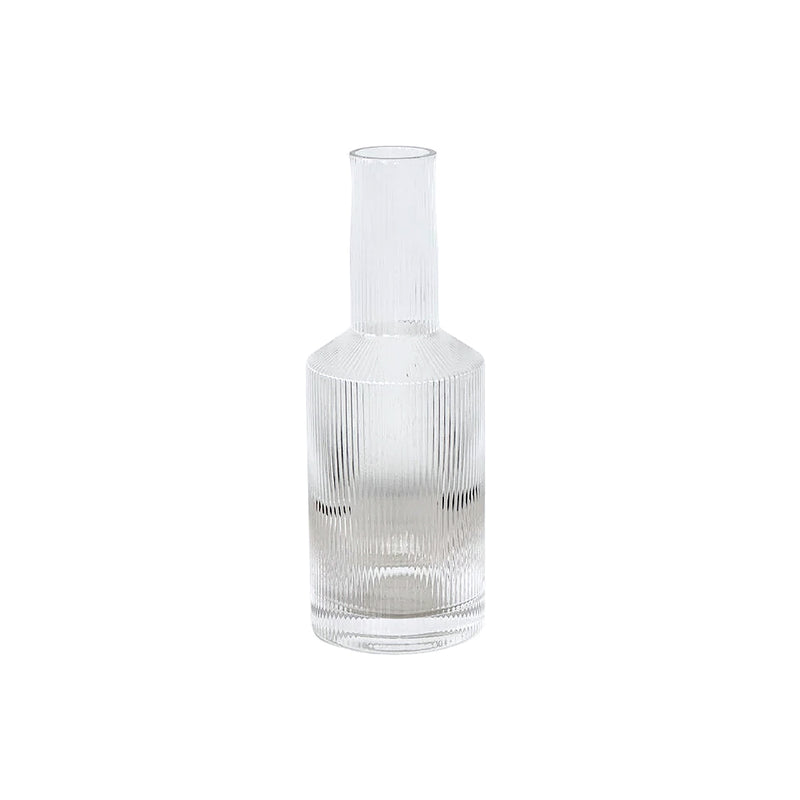 Fluted Glass Amalfi Water Decanter by Papier HQ