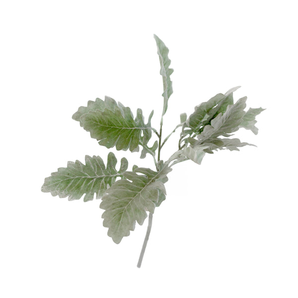 Dusty Miller Spray 71cm – Artificial Grey Green Foliage Stem
