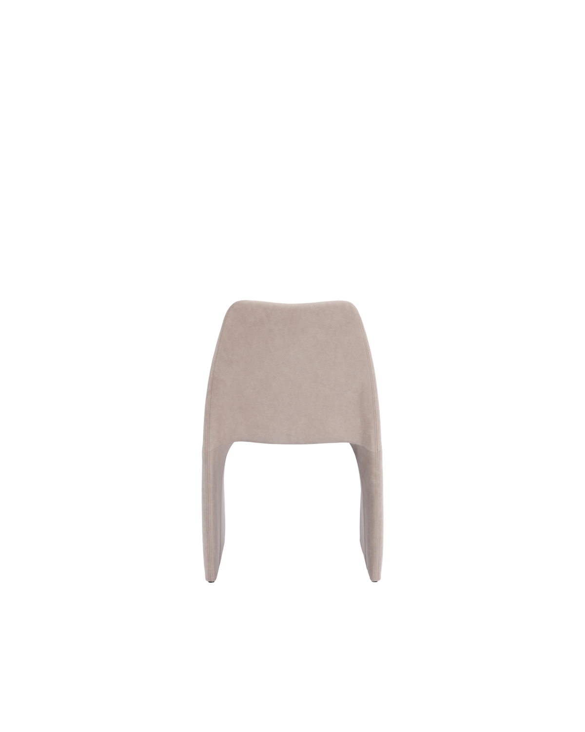 Back view of the lighter taupe Easy Chair