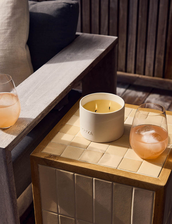 Ecoya Citronella & Lemongrass Outdoor Candle | 520g Soy Wax | NZ Made