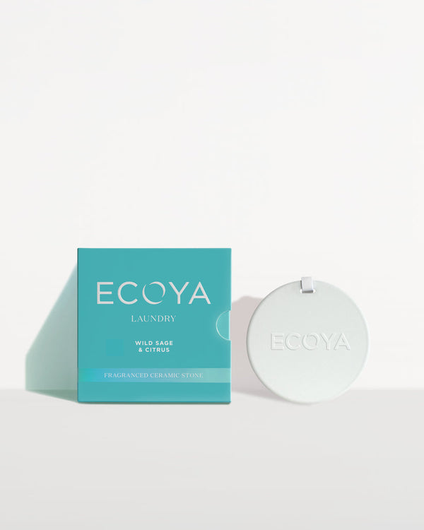 Home fragrance gift with Ecoya Ceramic Stone and box.