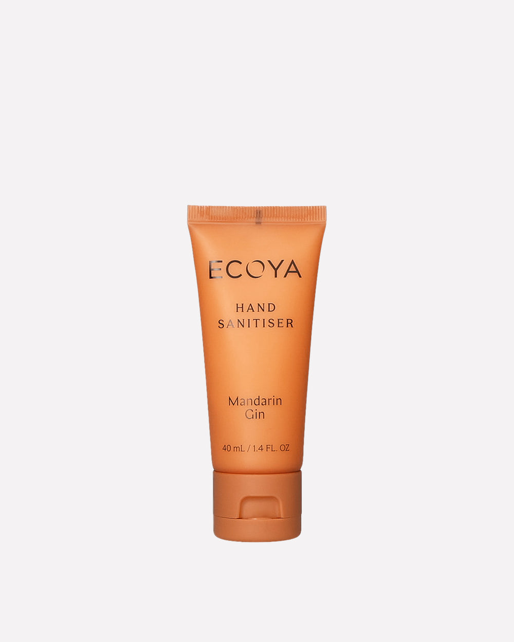 Ecoya Mandarin Gin Hand Sanitiser 40ml travel tube, alcohol-free and non-sticky