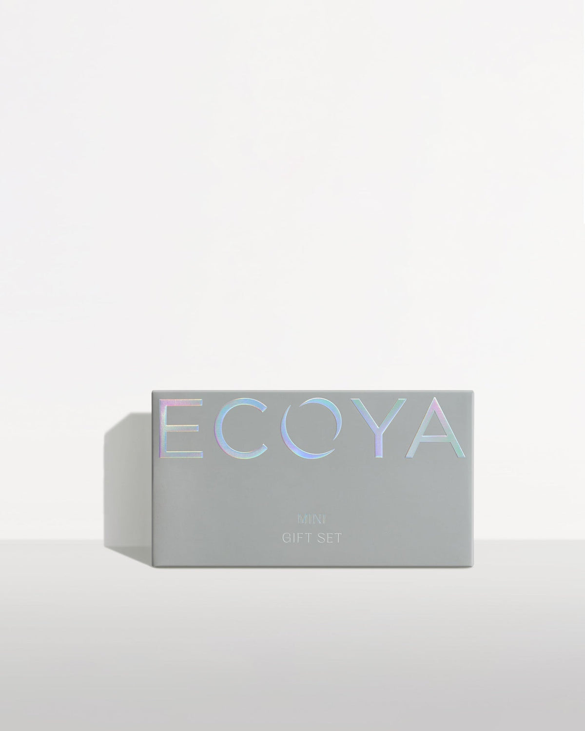 Ecoya Sweet Pea & Jasmine mini gift set in its closed grey box