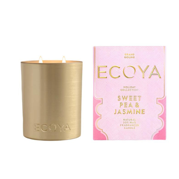 Holiday: Sweet Pea & Jasmine Grand Goldie Candle