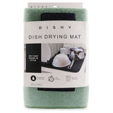 Dishy Microfibre Dish Drying Mat – Fast Drying & Reversible Cushion