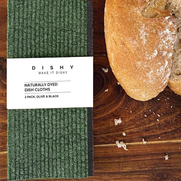 Swedish Dish Cloth 2PK – TARRAGON & BLACK