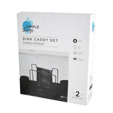 Sink Caddy with Cloth | Black | Simple Things