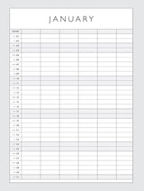 2026 Family Chaos Planner from Write to Me | A3 Wall Calendar (6 Columns)