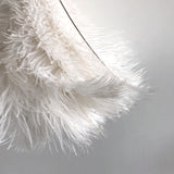 Ostrich Feather Duster 44cm – White Plume, Beech Handle, Black Cuff
