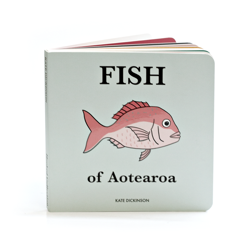 New Zealand Fish of Aotearoa book for fishermen by As We Are Illustration.