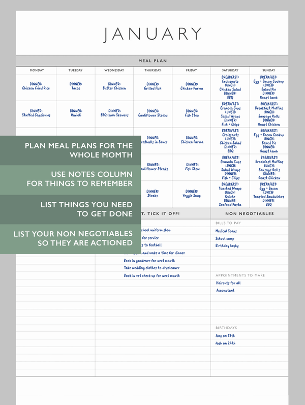 2025 Home Hustle Planner