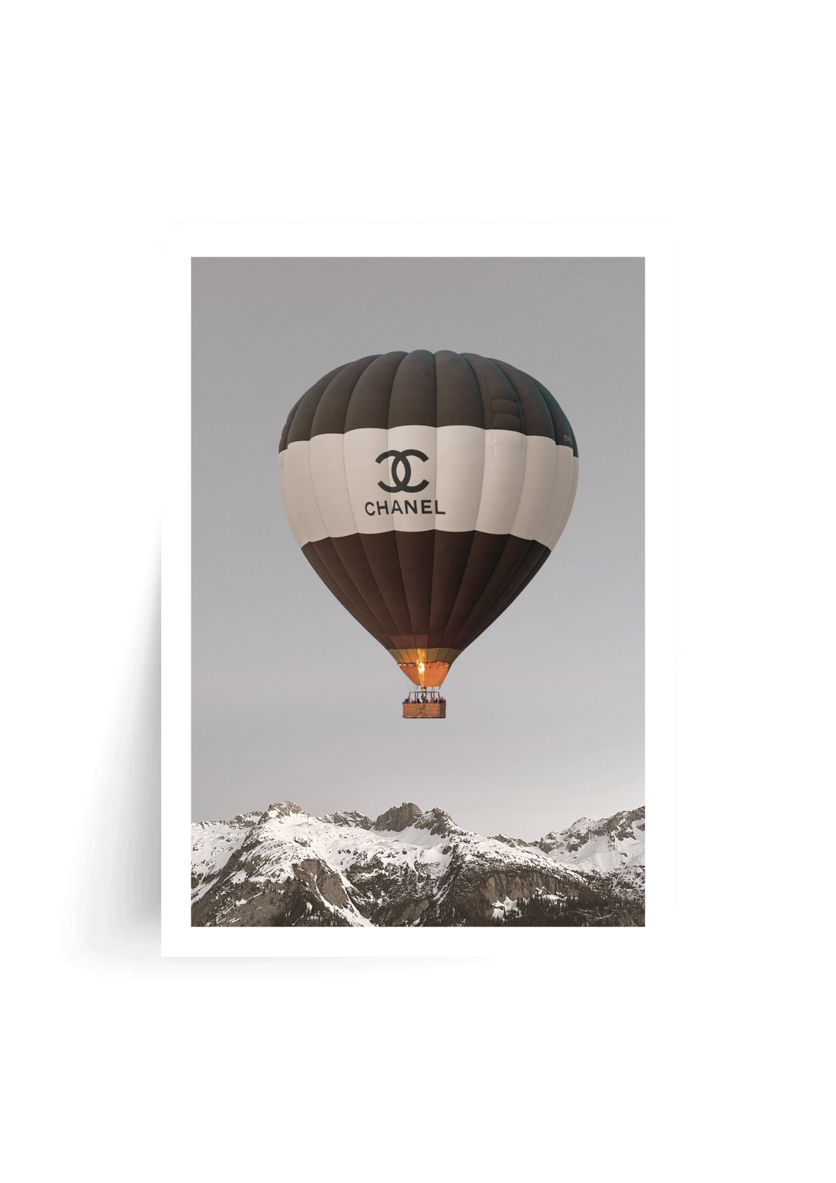 Haute Altitude Print by Papier HQ unframed on matte card