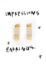 Impressions Gold Clear Crystal Earrings | Federation